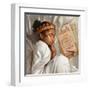 Even When I’m Sleeping - Girl-Salaam Muhammad-Framed Art Print