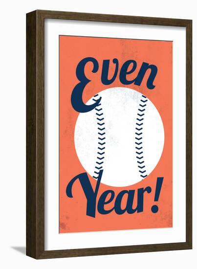 Even Year-null-Framed Art Print