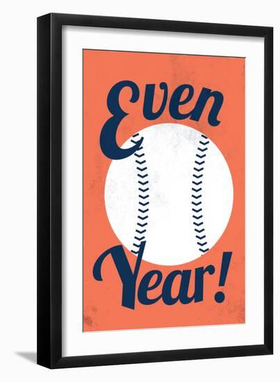 Even Year-null-Framed Art Print