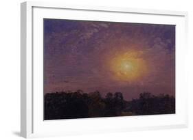 Evening, 1859-Jasper Francis Cropsey-Framed Giclee Print