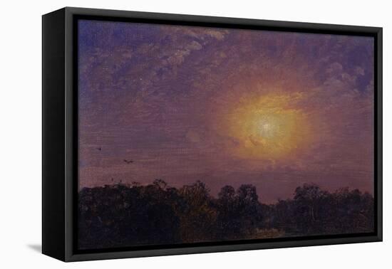 Evening, 1859-Jasper Francis Cropsey-Framed Stretched Canvas