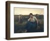 Evening, 1860-Jules Breton-Framed Giclee Print