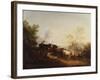 Evening; a Landscape with Cattle Returning Home-Thomas Gainsborough-Framed Giclee Print