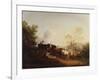 Evening; a Landscape with Cattle Returning Home-Thomas Gainsborough-Framed Giclee Print