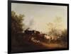 Evening; a Landscape with Cattle Returning Home-Thomas Gainsborough-Framed Giclee Print