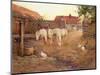 Evening after a Hot Day, 1896 (Oil on Canvas)-Joseph Harold Swanwick-Mounted Giclee Print