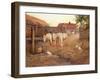 Evening after a Hot Day, 1896 (Oil on Canvas)-Joseph Harold Swanwick-Framed Giclee Print