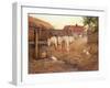 Evening after a Hot Day, 1896 (Oil on Canvas)-Joseph Harold Swanwick-Framed Giclee Print