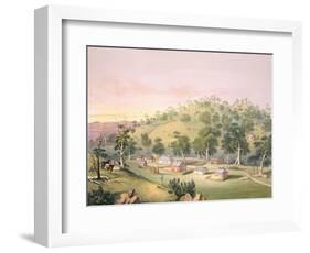 Evening at Angaston, South Australia, 1846-George French Angas-Framed Giclee Print