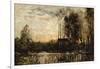 Evening at Bas Meudon, 1874-Charles Francois Daubigny-Framed Giclee Print