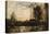 Evening at Bas Meudon, 1874-Charles Francois Daubigny-Stretched Canvas