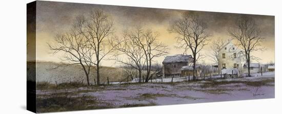 Evening at Brenner's Farm-Ray Hendershot-Stretched Canvas