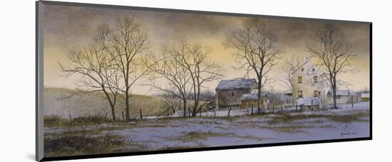 Evening at Brenner’s Farm-Ray Hendershot-Mounted Art Print