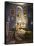 Evening at Home-Edward John Poynter-Framed Stretched Canvas