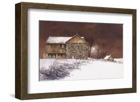 Evening at Knabb Farm-Bradley Hendershot-Framed Art Print