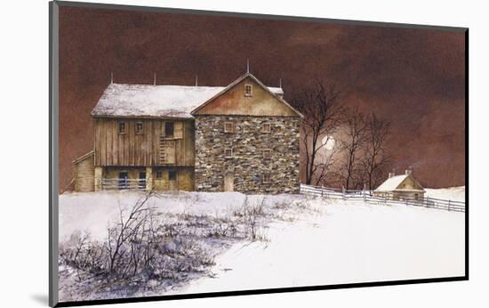 Evening at Knabb Farm-Bradley Hendershot-Mounted Art Print