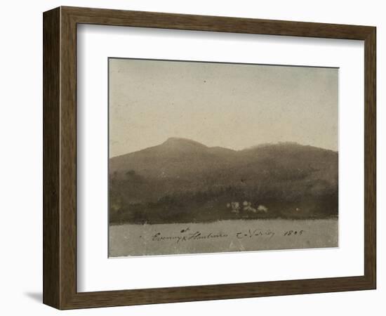 Evening at Llanberis, North Wales-Cornelius Varley-Framed Giclee Print