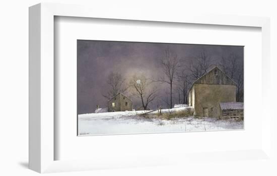 Evening at Long Farm-Ray Hendershot-Framed Art Print