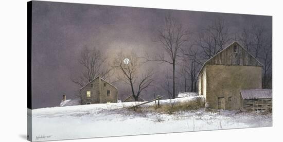 Evening at Long Farm-Ray Hendershot-Stretched Canvas