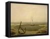 Evening at Low Tide-Caspar David Friedrich-Framed Stretched Canvas