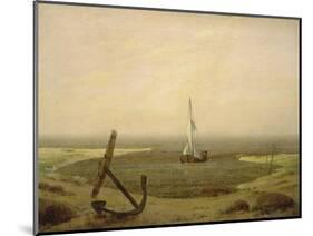 Evening at Low Tide-Caspar David Friedrich-Mounted Giclee Print