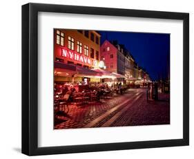 Evening at Nyhavn, Copenhagen, Denmark, Scandinavia, Europe-Jim Nix-Framed Photographic Print