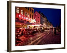 Evening at Nyhavn, Copenhagen, Denmark, Scandinavia, Europe-Jim Nix-Framed Photographic Print