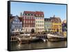 Evening at Nyhavn Harbour, Copenhagen, Denmark, Scandinavia, Europe-Jean Brooks-Framed Stretched Canvas