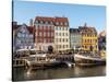 Evening at Nyhavn Harbour, Copenhagen, Denmark, Scandinavia, Europe-Jean Brooks-Stretched Canvas