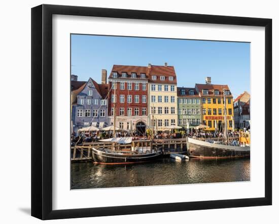 Evening at Nyhavn Harbour, Copenhagen, Denmark, Scandinavia, Europe-Jean Brooks-Framed Photographic Print