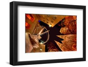 Evening at Rockefeller Center-null-Framed Art Print