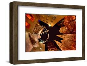 Evening at Rockefeller Center-null-Framed Art Print