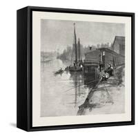 Evening at Southampton, Canada, Nineteenth Century-null-Framed Stretched Canvas