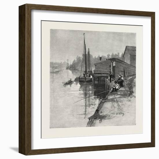 Evening at Southampton, Canada, Nineteenth Century-null-Framed Giclee Print