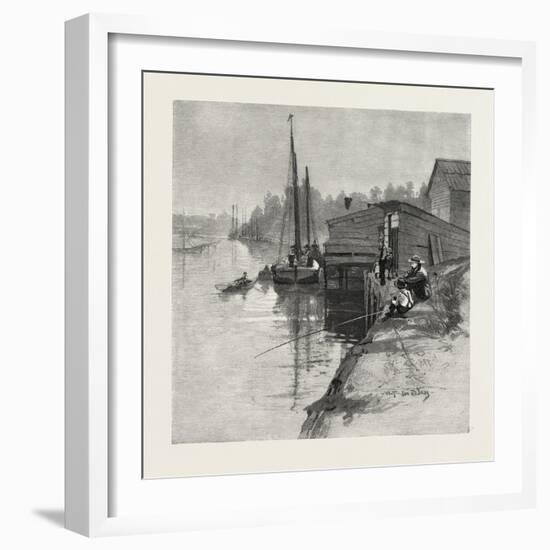 Evening at Southampton, Canada, Nineteenth Century-null-Framed Giclee Print