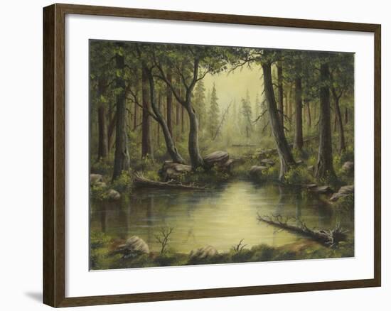 Evening at the Creek-Robert Wavra-Framed Giclee Print