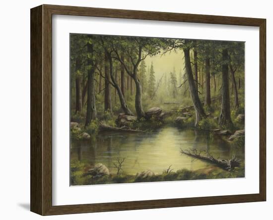 Evening at the Creek-Robert Wavra-Framed Giclee Print