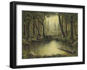 Evening at the Creek-Robert Wavra-Framed Giclee Print