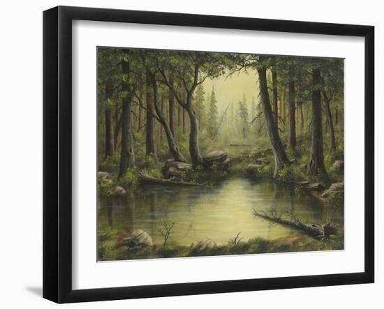 Evening at the Creek-Robert Wavra-Framed Giclee Print