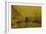 Evening at the Docks of Glasgow-John Atkinson Grimshaw-Framed Giclee Print