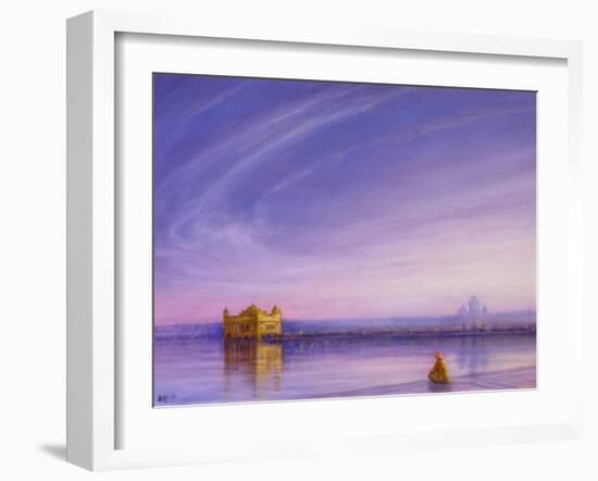 Evening at the Golden Temple, Amritsar-Derek Hare-Framed Giclee Print