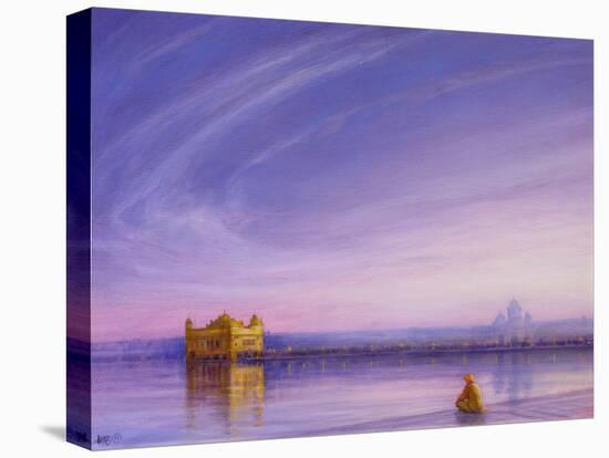 Evening at the Golden Temple, Amritsar-Derek Hare-Stretched Canvas