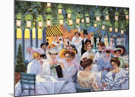 Evening At the Savoy-Singer-Mounted Art Print