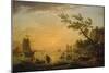 Evening Atmosphere at a Seaport, 1770-Claude Joseph Vernet-Mounted Giclee Print