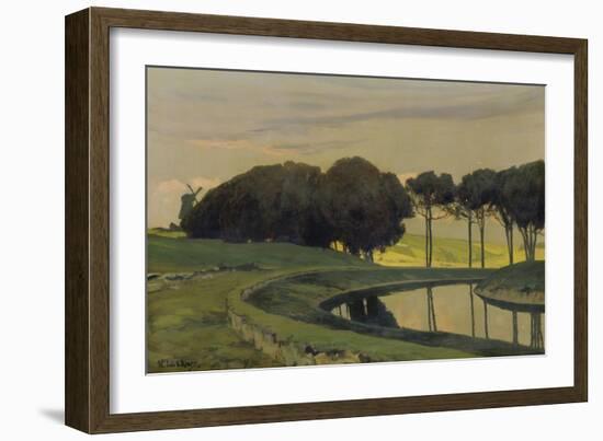 Evening Atmosphere at the Canal-Walter Leistikow-Framed Giclee Print