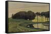 Evening Atmosphere at the Canal-Walter Leistikow-Framed Stretched Canvas