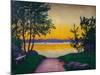 Evening atmosphere, Viksfjorden, 1918-Harald Oscar Sohlberg-Mounted Giclee Print