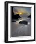 Evening, Bedruthan Steps, Cornwall, England, United Kingdom, Europe-Jeremy Lightfoot-Framed Photographic Print