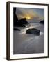 Evening, Bedruthan Steps, Cornwall, England, United Kingdom, Europe-Jeremy Lightfoot-Framed Photographic Print