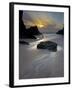 Evening, Bedruthan Steps, Cornwall, England, United Kingdom, Europe-Jeremy Lightfoot-Framed Photographic Print